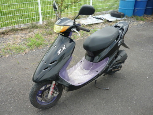 けん 栃木県のバイク ホンダ ライブディオZX-2 AF35 人気の黒 ノーマル 初期型