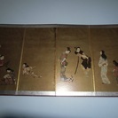 国宝　彦根屏風の縮尺版