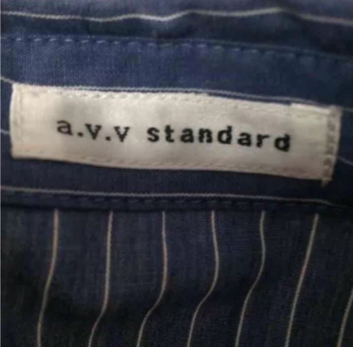 a.v.v standard ストライプシャツワンピース