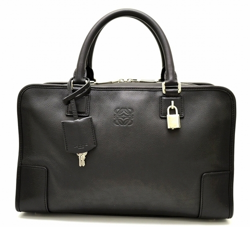★美品★ LOEWE ロエベ アマソナ 36 ミニボストン ハンドバッグ 元値約18万円