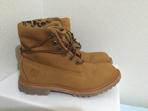 【美品】豹柄★ティンバーランド24.5