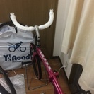 引取が早い方に譲ります！激安出品☆新車同様☆タイヤ・バーテープ新品♪輪行袋付き☆シングルスピード化 折り畳み  ミニベロロード  フルカスタム