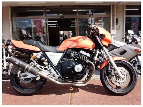 ホンダ CB400SF バージョンR モリワキZEROマフラー オーリンズサス スタビ マスター フェンダーレス ETC付き 車検長いです ☆彡