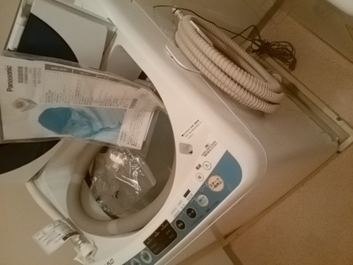 【新古品】 洗濯機を格安でお譲りします。【京都市伏見区/直接受渡し限定】