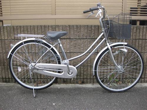 【348】【整備済】軽快車　26インチ　シングルギヤ　オートライト【6500円】