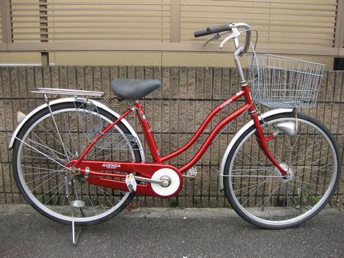【販売済】【349】【整備済】軽快車　26インチ　シングルギヤ　オートライト【6500円】
