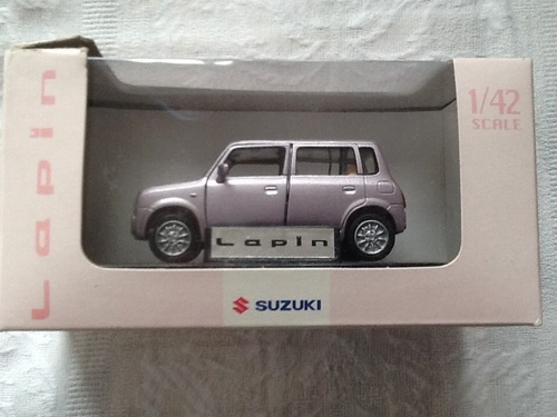 非売品 スズキラパン初代ミニカーディスプレイ用 ラベンダーメタリック かつ 石狩のミニカーの中古あげます 譲ります ジモティーで不用品の処分