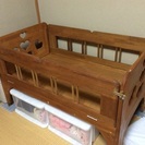 【0円】手作り木製ベビーベッド