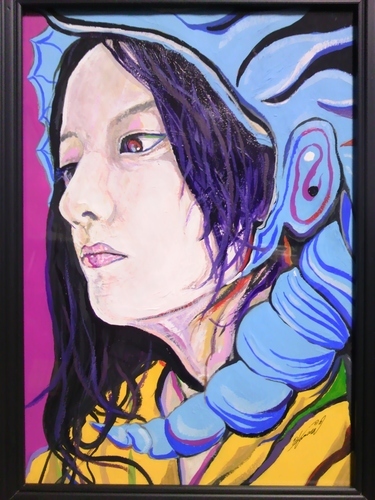 アクリル　絵画　ヒューマン　トルネード