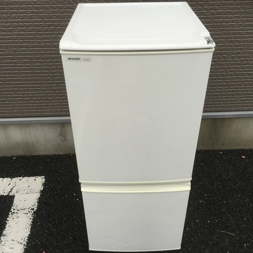 ★完動★SHARP/シャープ 2ドア冷凍冷蔵庫 SJ-S14S-W ホワイト 2010年製★