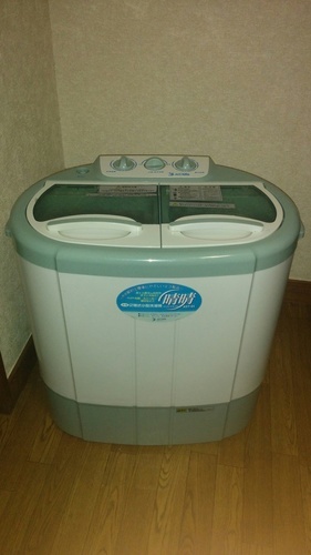 ALUMIS 2槽式小型自動洗濯機 【晴晴】 脱水機能搭載 AST-01 2014年製　中古