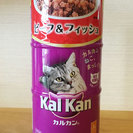 猫用の缶詰　カルカン　ラージ缶　ビーフ&フィッシュ　160g×3缶