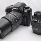 ★★★完売★★★　　★代引き可★　便利バッグ付き●新品級●Nikon ニコン D100 Wレンズ★安心保証 #48