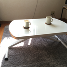 中古 昇降式 テーブル ホワイト