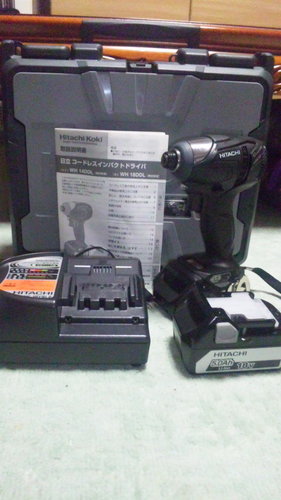 取引終了【新品】日立工機　コードレスインパクトドライバ　WH18DDL 2LJCK　2LFCK　 Hitachi Koki Co., Ltd.