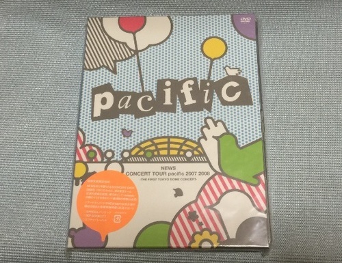 希少品 未開封 NEWS consert tour 2007 2008 pacific 初回限定盤