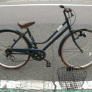本日値下げ　新古品　自転車２６インチ　シマノ製外装６段変速装着