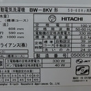 【販売終了しました。ありがとうございます。】日立　8.0㎏　ステンレス槽　全自動洗濯機　2010年製　中古品