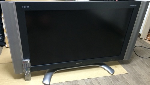 【ご成約済】37型　シャープ・アクオス　フルHD　ダブルチューナー　画面分割　液晶テレビ　【LC-37BE2W】