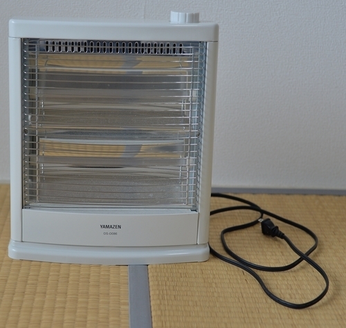 山善(YAMAZEN) 電気ストーブ(800W/400W 2段階切替) ホワイト DS-D086(W)