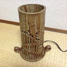 【無料】陶器製のアンティーク調ランプ