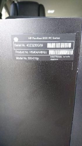 デスクトップPC hp Pavilion 500