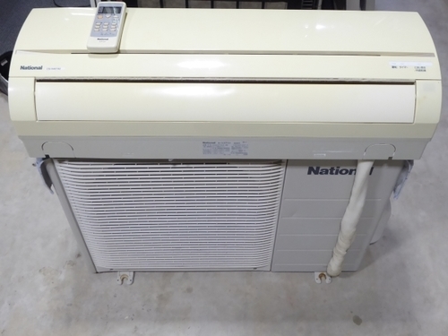 2007年製 National CS-H407A2 冷暖房エアコン 4.0Kw 14畳～ 3ヶ月保証 完全分解清掃品！