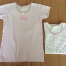 【成立】【0円】女児キルティング半袖シャツ☆140サイズ