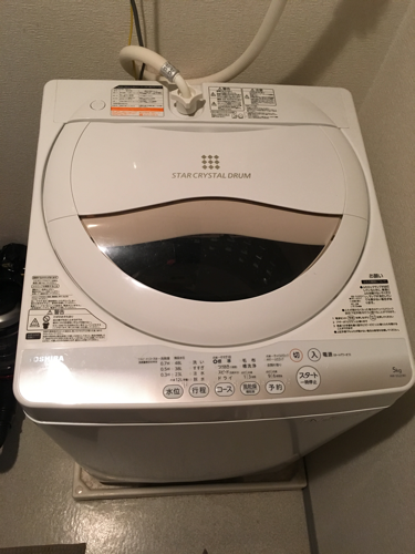 【美品】東芝 5kg洗濯機  AW-5G2