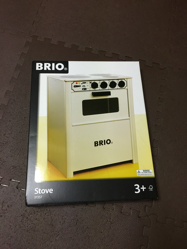 新品 BRIO キッチン コンロ ホワイト 木製 おままごと