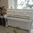 掘り出しもの!やっぱり新品ホワイトピアノ!