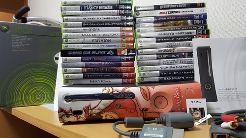 XBOX360+kinect1+Kinect zoom+＞＞29本 （（二十九））ソフト＜＜+コントローラ　箱あり