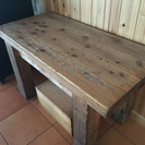 木製テーブル、残4本