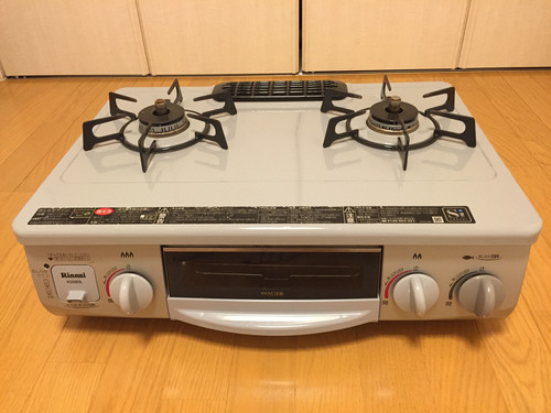 取引中【中古】ガスコンロ　リンナイ　KG560L（説明書付）