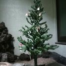 クリスマスツリー 150cmに難あり電飾サービス