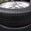 サマータイヤ ホイール4本セット（ダンロップ エナセーブ 185/55R16とPREMIX プレミックス ルマーニュ(シルバーポリッシュ)）