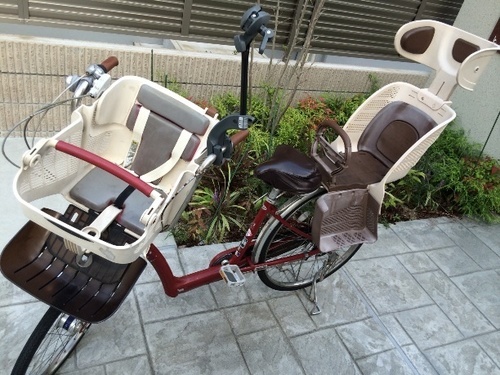 ブリジストン 子供と三人乗り自転車