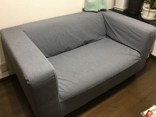 美品IKEA  KLIPPAN ソファ、ソファーカバーセット
