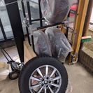 アルミ付きスタッドレス195/65/15 1ヶ月使用、バリ溝