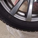 アルミ付きスタッドレス195/65/15 1ヶ月使用、バリ溝