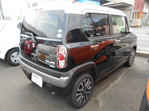 スズキハスラー660ｊスタイル 黒 白 ハッチバック軽自動車 スズキ自販昭和町 津山のその他の中古車 ジモティー