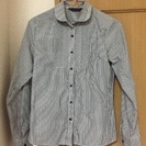 【美品】Tokyo Shirts ストライプシャツ長袖 Sサイズ