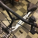 [3594]a.n.design works（エーエヌデザインワークス）　ミニベロ　小径車　20インチ　外装6段変速　ローラーブレーキ　ホワイト