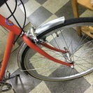 [3628]tokyobike トーキョーバイク　クロスバイク　26×1.25　8段変速　クロモリ　タイヤ新品　オレンジ