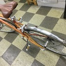 [3628]tokyobike トーキョーバイク　クロスバイク　26×1.25　8段変速　クロモリ　タイヤ新品　オレンジ