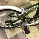 [3646]ブリヂストン　SNEAKER LIGHT（スニーカーライト）　折りたたみ自転車　18インチ　外装6段変速　軽量アルミフレーム　BAA自転車安全基準適合　重量11.8kg　グリーン