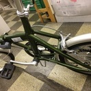 [3646]ブリヂストン　SNEAKER LIGHT（スニーカーライト）　折りたたみ自転車　18インチ　外装6段変速　軽量アルミフレーム　BAA自転車安全基準適合　重量11.8kg　グリーン