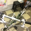 [3646]ブリヂストン　SNEAKER LIGHT（スニーカーライト）　折りたたみ自転車　18インチ　外装6段変速　軽量アルミフレーム　BAA自転車安全基準適合　重量11.8kg　グリーン