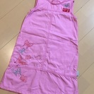 バービーBarbieワンピース122cmジャンパースカート ピンク