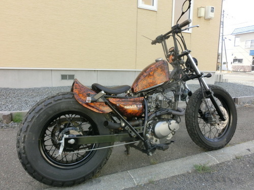 チョッパー？　ボバー？　かなりイカしたフルカスタム車　バンバン２００　走りもよく乗りやすいです！！　乗って帰れます！！北海道札幌